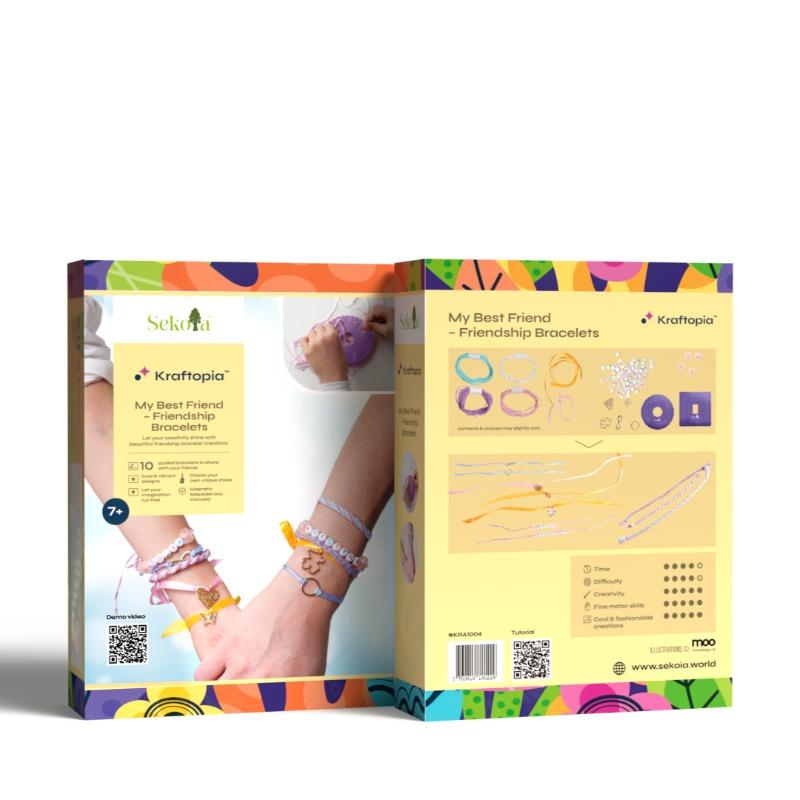 Sekoia Kraftopia My Best Friend - Friendship Bracelets Craft Set