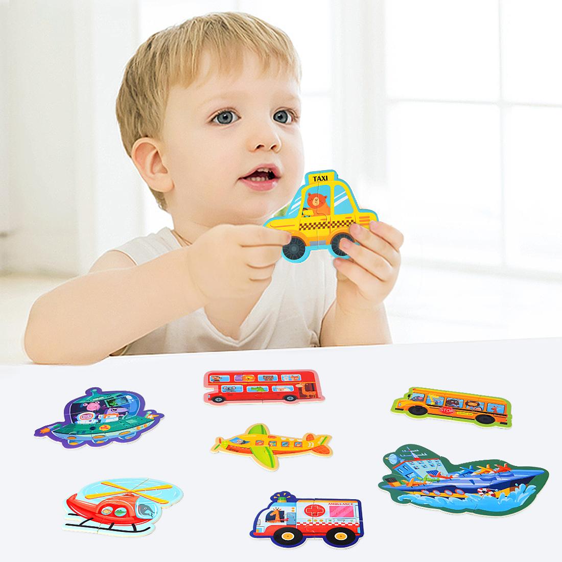 Level Up Puzzles Step 1- Vehicles 8 In 1