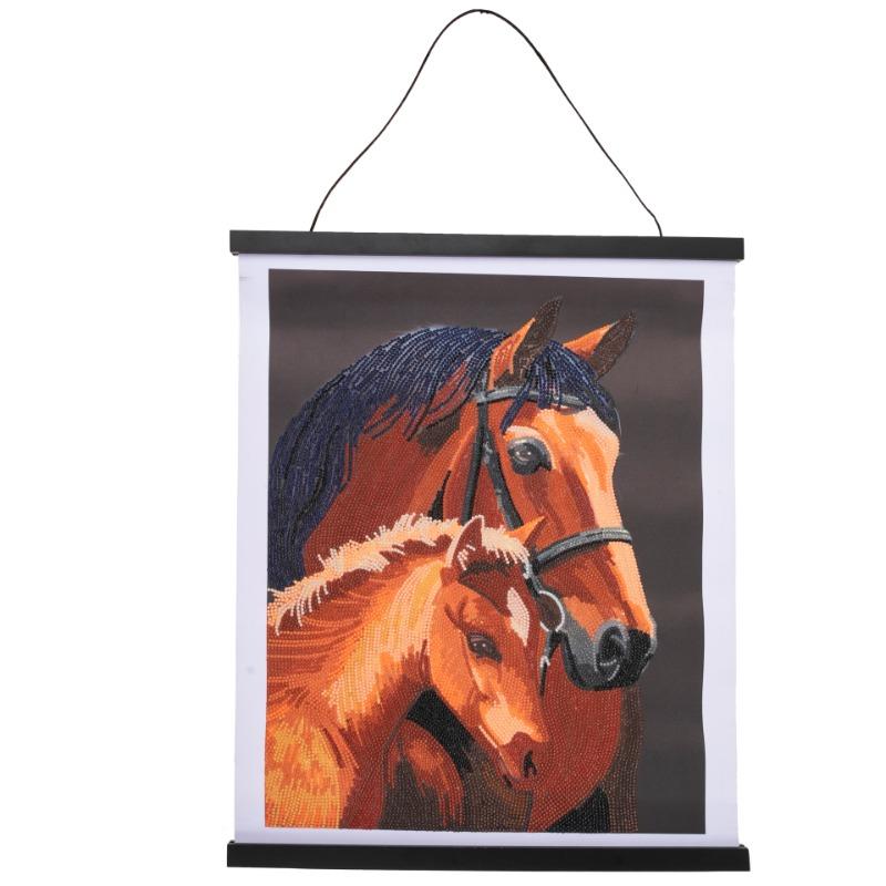 Craft Buddy Crystal Art Diamanter Set 35 x 45 cm Chestnut Horse