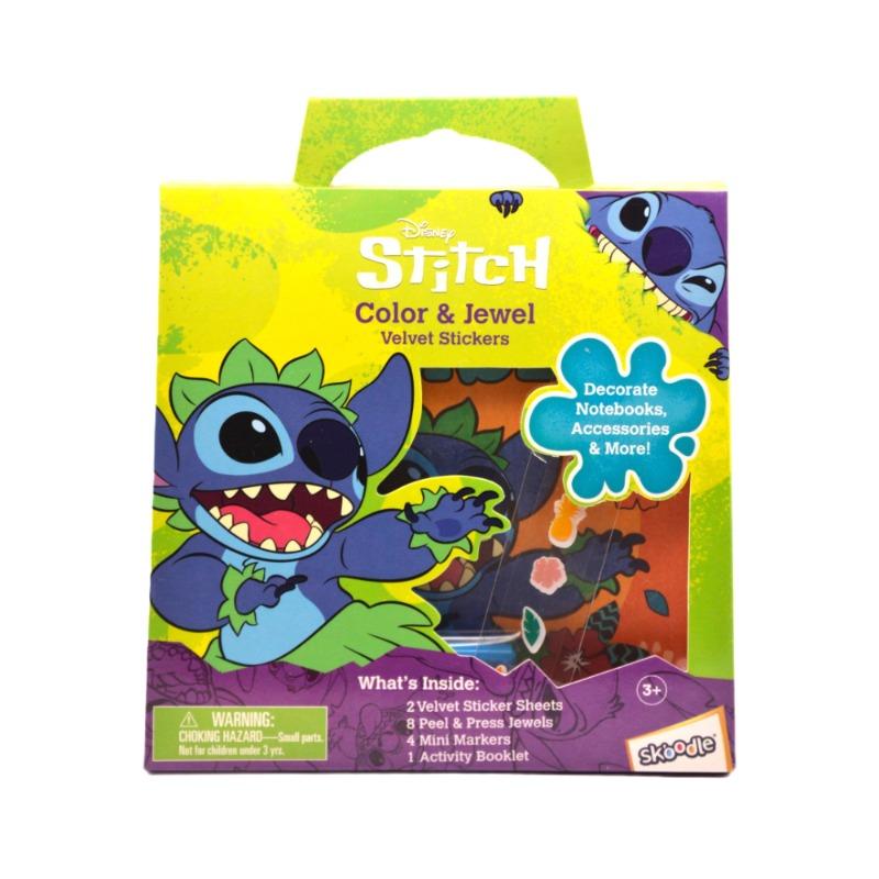 مجموعة ملصقات ستيتش المخملية للتلوين والتزيين بالجواهر