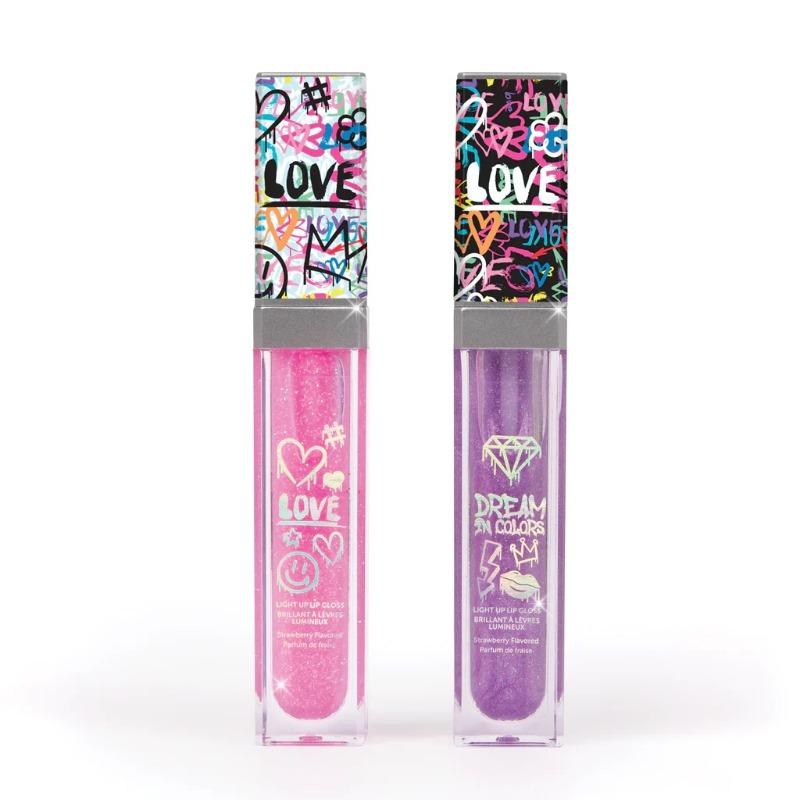 3C4G Graffiti Light Up Lip Gloss 2pk