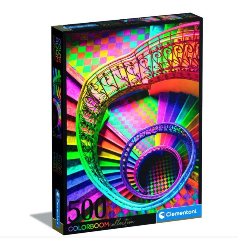 كليمينتوني - بازل سلالم ملونة بانوراما  500 قطعة