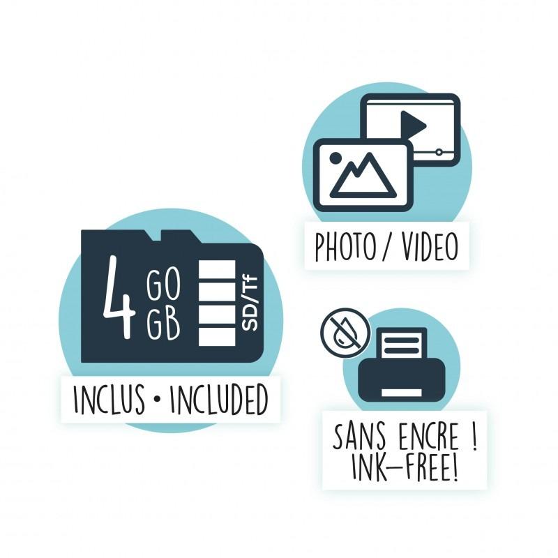 Buki Instant Print Camera