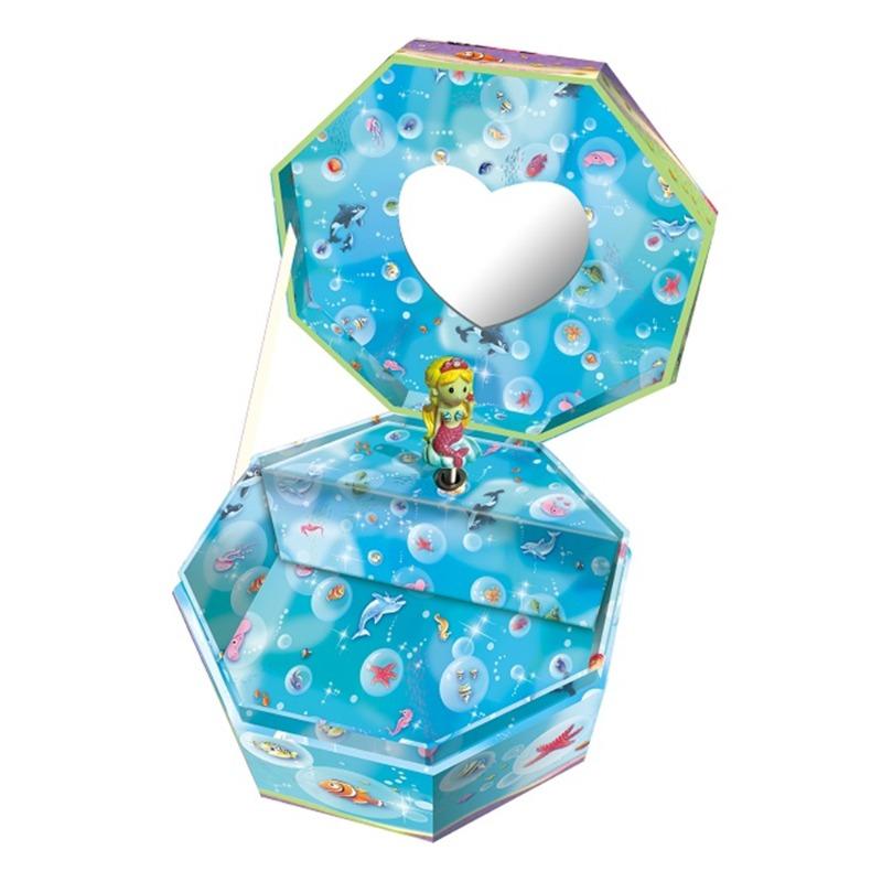 Mermaid Printed Musical Jewelry Box