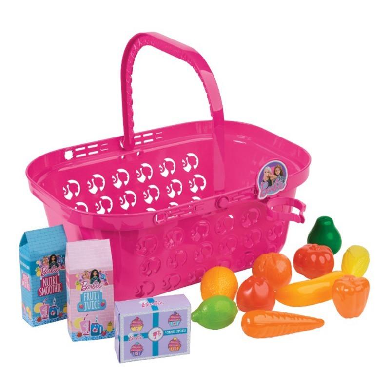 Buy 1 Get 1 Barbie Shopping Basket + Barbie Shopping Trolley 2 In 1