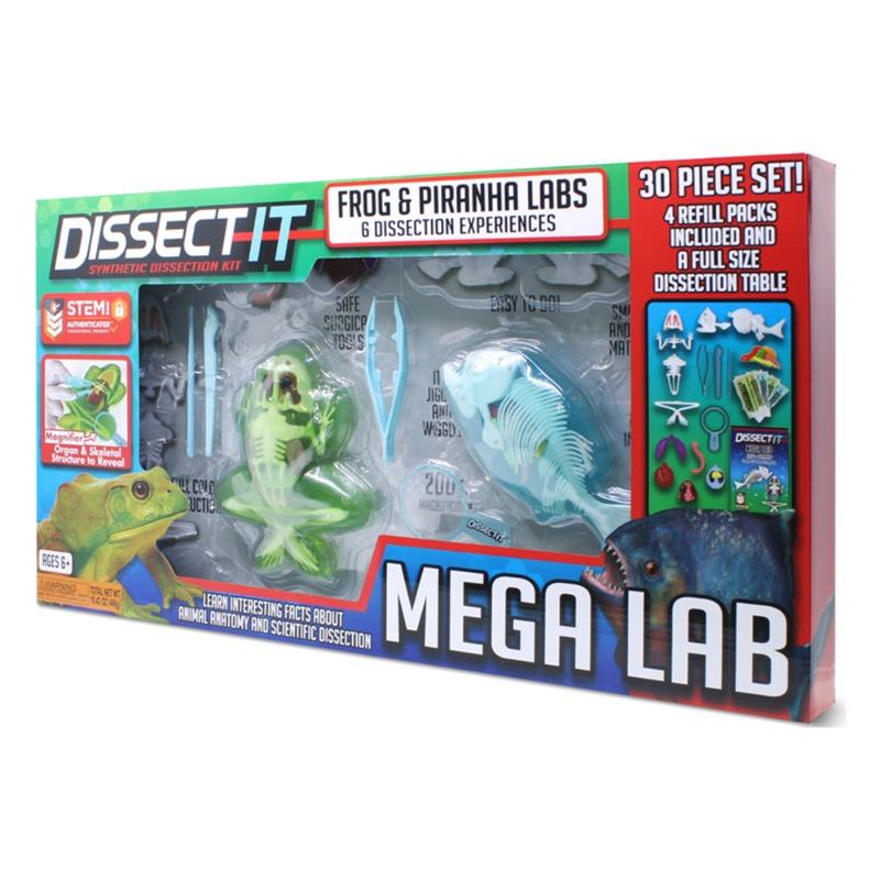 ديسكت ات -مختبر علوم التشريح لهيكل الضفدع وسمكة البيرانا