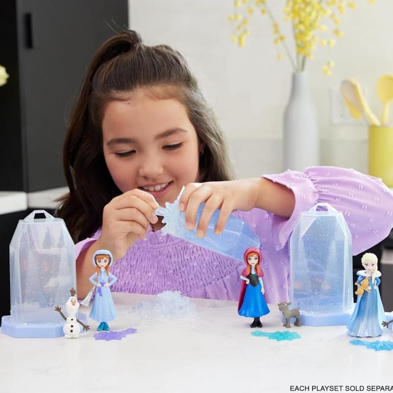 Disney Frozen Mattel Ice Reveal Mini Doll with Foam Snow Gel and 6 Surprises