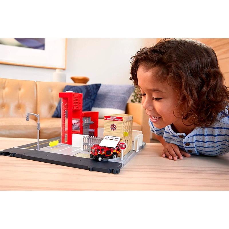 Matchbox Action Drivers Fire Station Rescue Playset