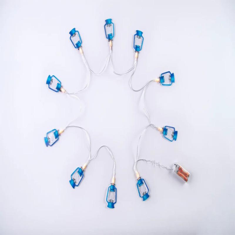 هلالفل - حبل مصابيح فانوس رمضان من الاكريليك الفاخر