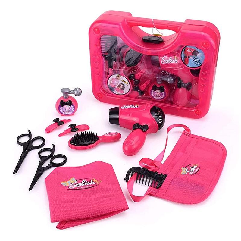 مجموعة أدوات تصفيف الشعر مع مجفف الشعر