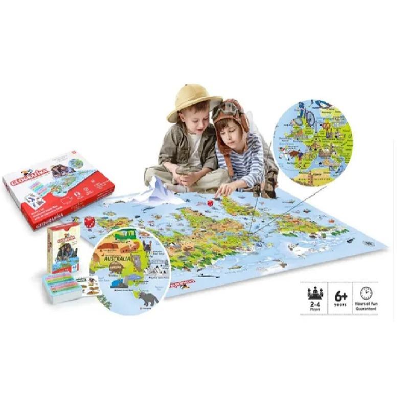 يونيك بلاي - لعبة خريطة العالم جيوغرافيكا