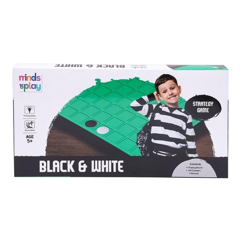Minds At Play Black And White Reversi Game