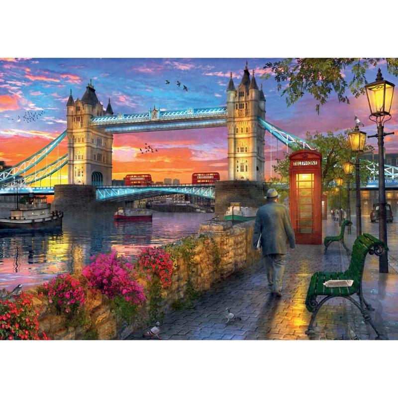 Ravensburger Tower Bridge At Sunset Puzzle