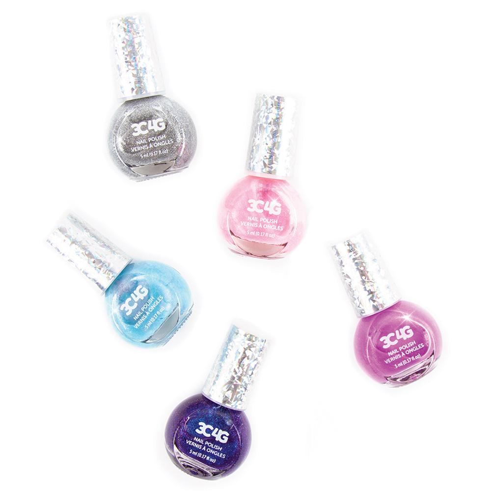 عبوة طلاء أظافر ثلاثي الأبعاد- 5 قطع
