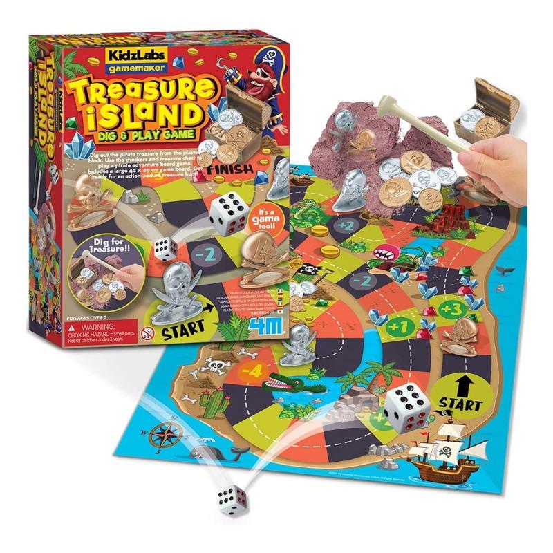 4M Treasure Island Dig And Play Game