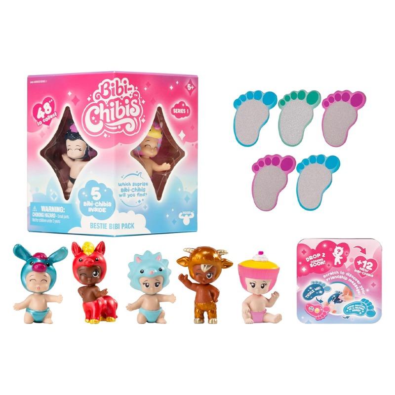 Bandai Bibi Chibis Pack Of 5 Collectable Figures