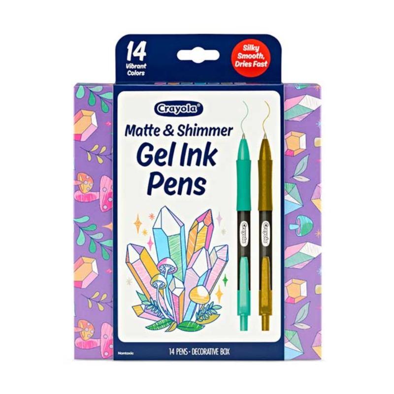 مجموعة أقلام الجِل من كرايولا – 14 قلم جِل فاخر