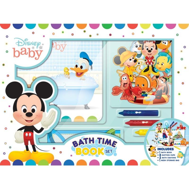 Disney Baby Bath Time Deluxe Book Set - Mickey Mouse