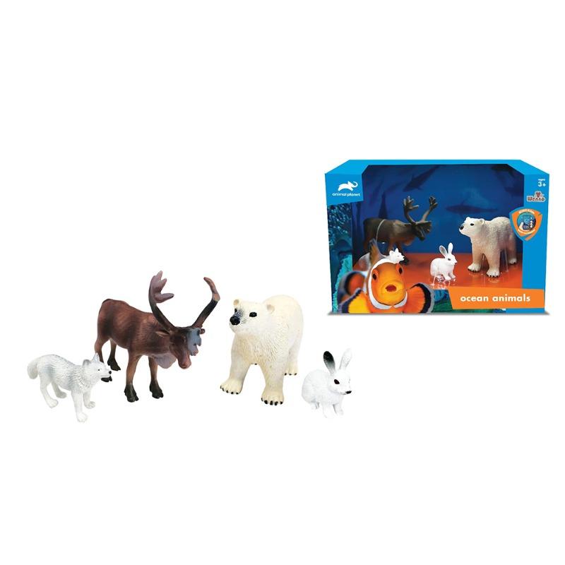 Wenno - 4 Pcs Polar Animal in Open Touch Box