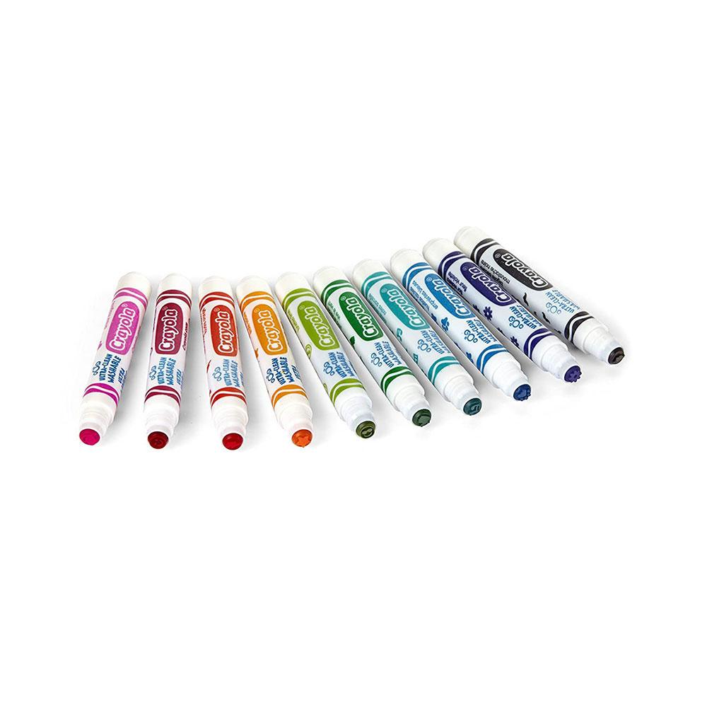 Crayola Ultra Clean Washable Emoji Markers 10 Ct