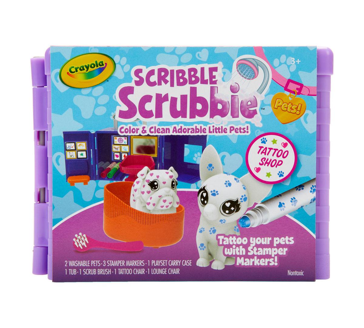 Crayola Scribble Scrubbie Pets Tattoo Shop