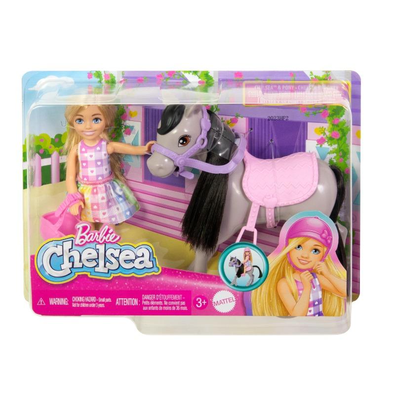 Barbie Chelsea Doll with Gray Pony