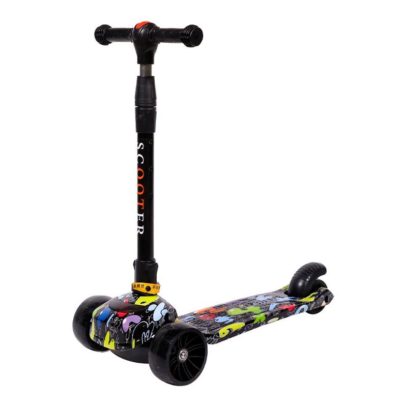 سكوتر أطفال ثلاثي العجلات قابل للطي والتعديل