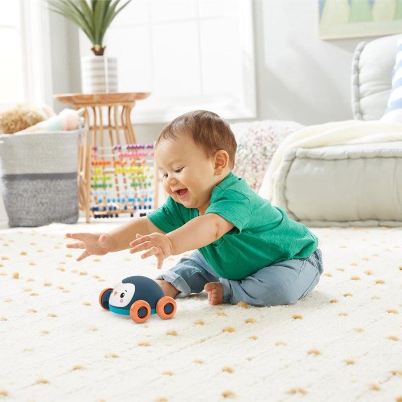 Fisher-Price Roll Pop And Zoom Friends Toy Vehicle - Blue