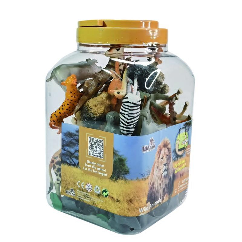 Wenno Wild Animals Playset - 40 Pcs