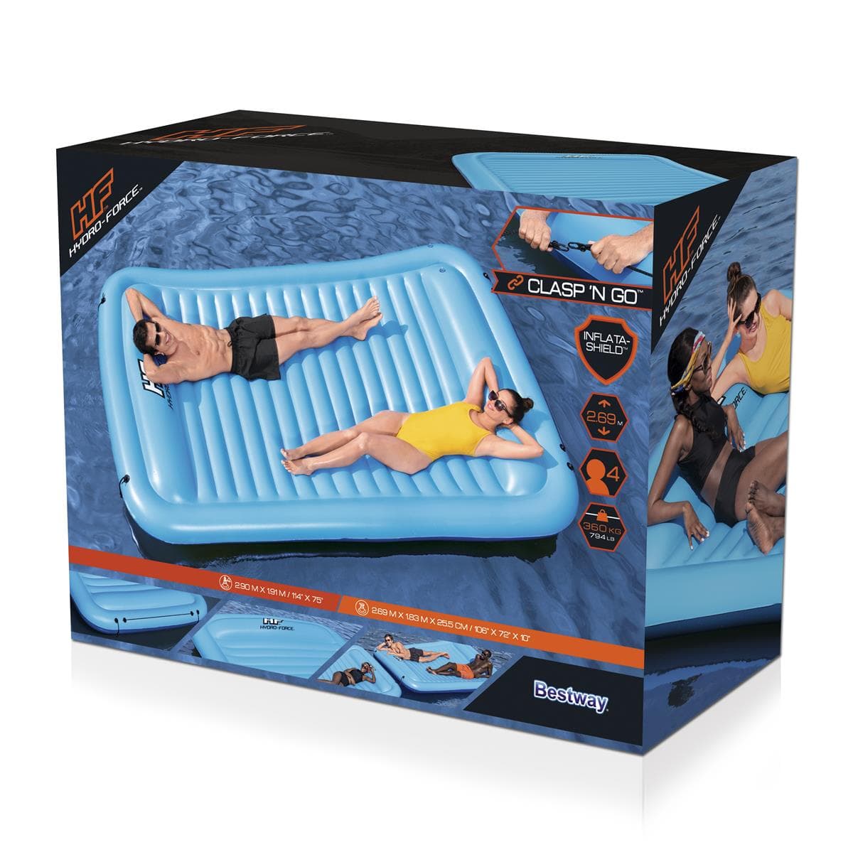 Bestway Hydro Force Sun Soaker Inflatable Float