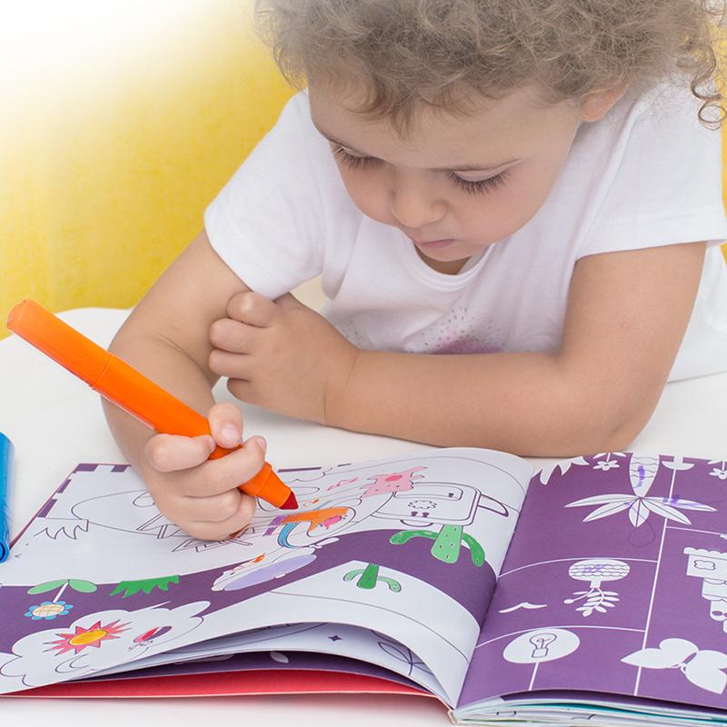 ميدير كتاب الرسم والتلوين أزرق