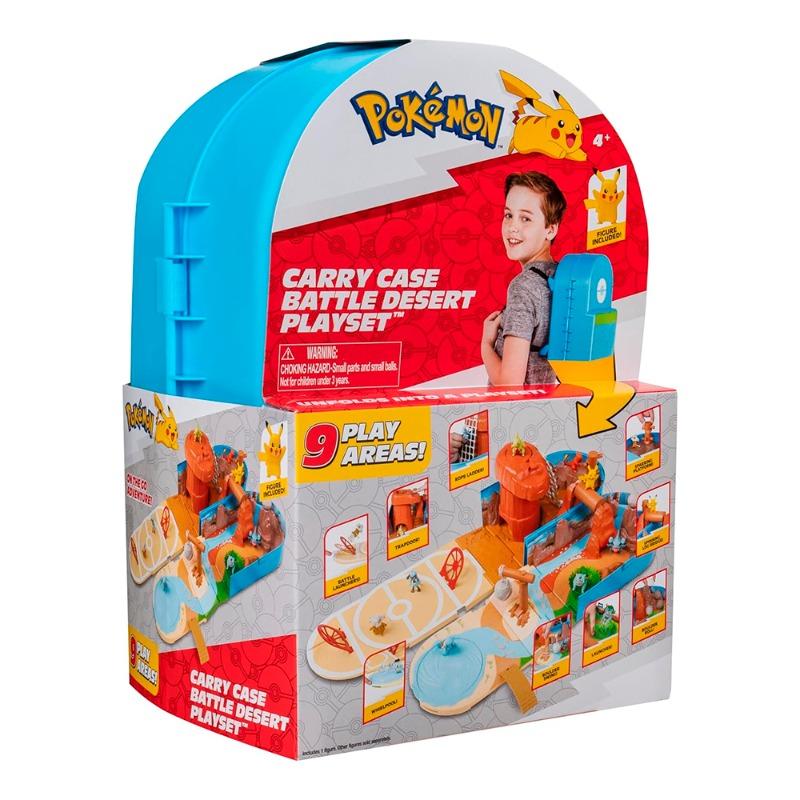 Pokemon Carry Case Battle Desert Playset