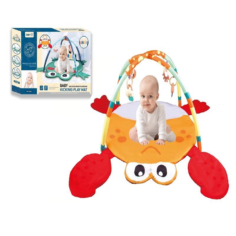 مركز الأنشطة وسجادة اللعب بتصميم سلطعون