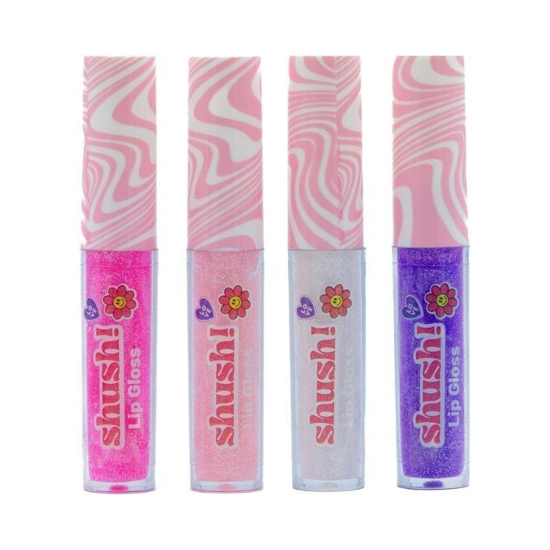 Shush Cosmic Glow Lip Gloss Set - 4 Pcs