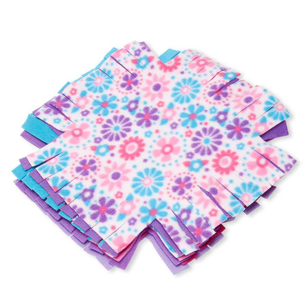 Melissa and Doug Created by Me - Flower Fleece Quilt