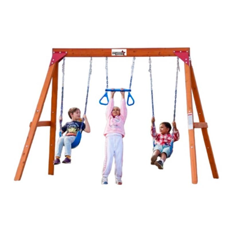 Dynamic Sports Arabian Eagle Wooden Swing Set