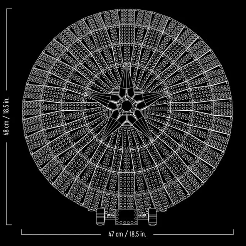 LEGO Marvel Captain America's Shield Building Blocks 76262