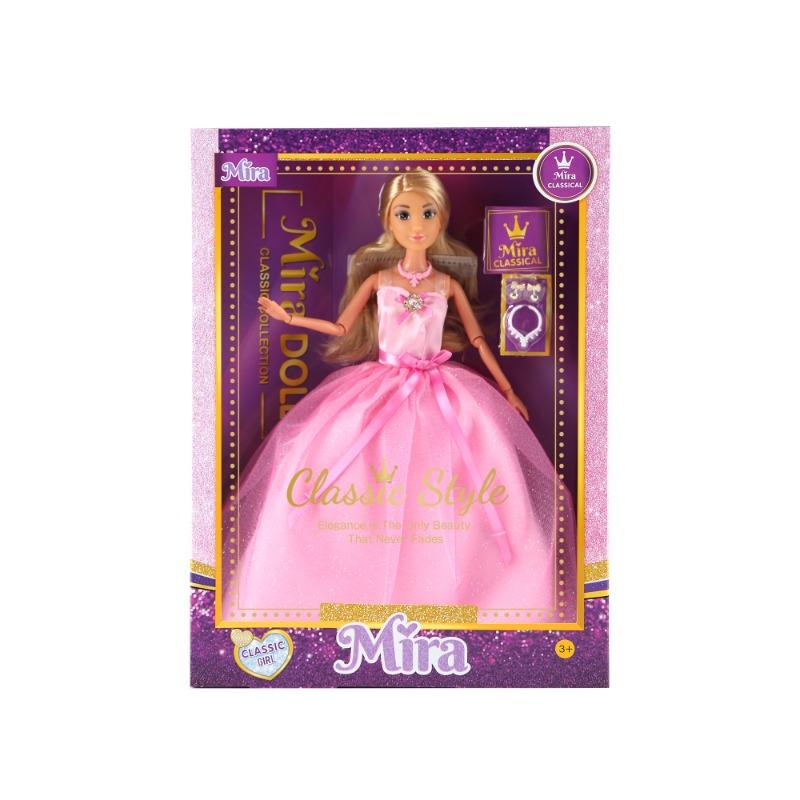 Mira Fashion Classic Doll In Full Dress Pink Beauty