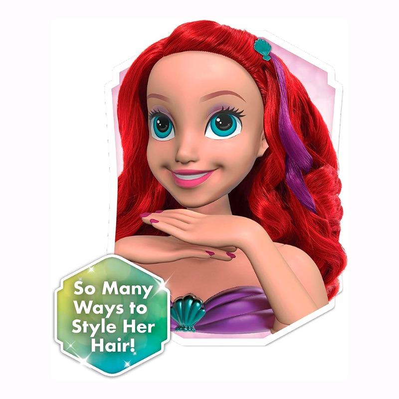Disney Princess Shimmer Spa Ariel Hair Styling Set 20 Piece