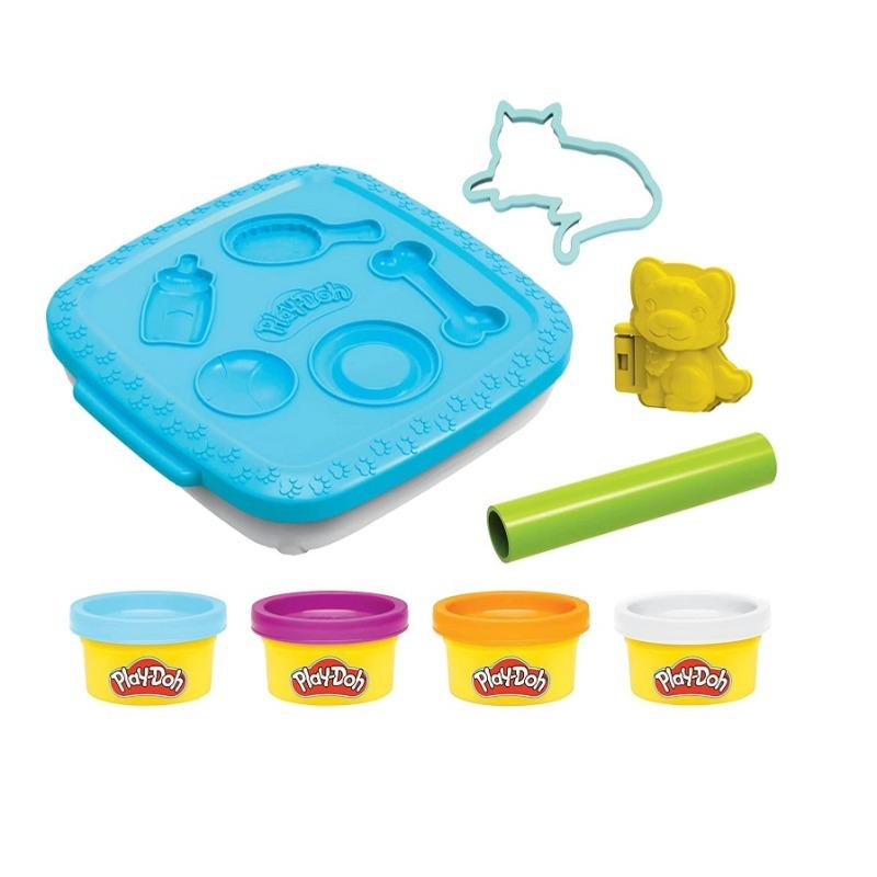 بلاي دو مجموعة العاب الحيوانات الاليفة مع حاوية تخزين