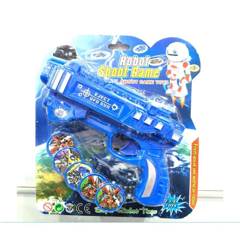 Robot UFO Shooter Gun – With Rotating Discs