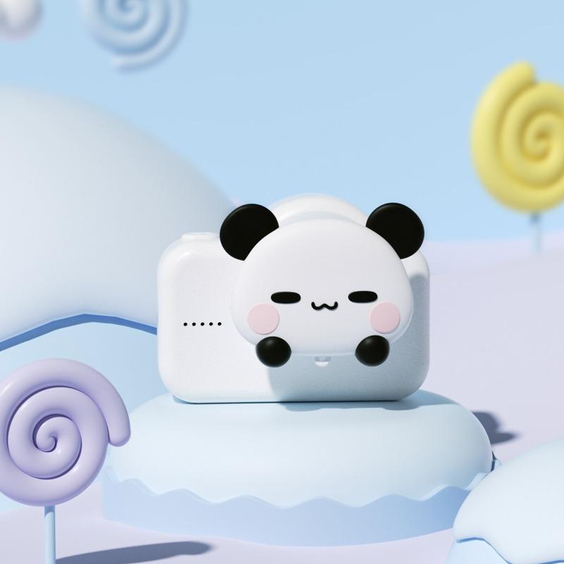 جيزي - كاميرا اي ون ثنائية صغيرة للأطفال - لون أبيض