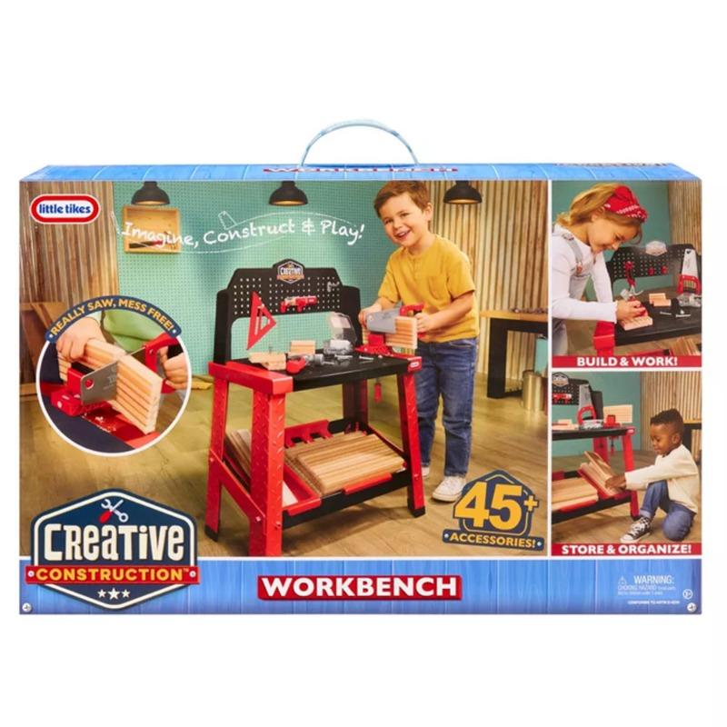 مجموعة ليتل تايكس الإبداعية للبناء طاولة العمل