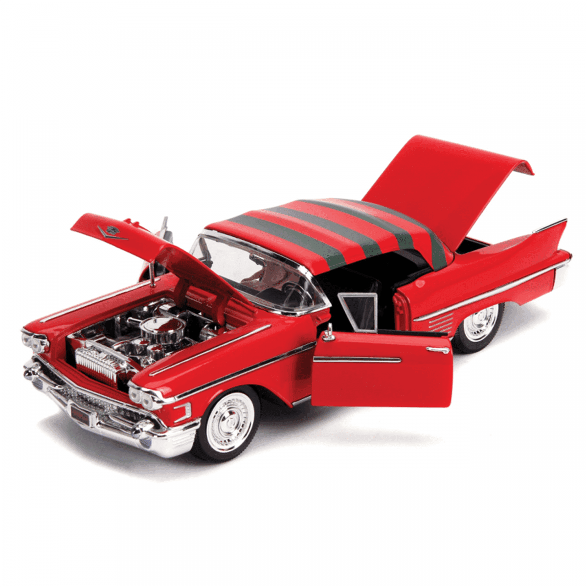 سيارة كاديلاك موديل 1958 مع شخصية فريدي كروجر