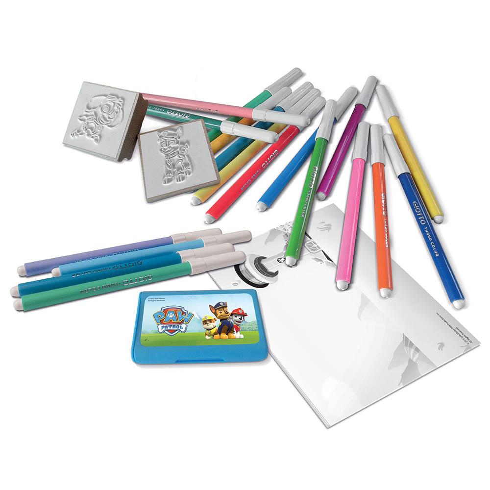 مالتي برينت - مجموعة التلوين اقلام فلوماستير باو باترول