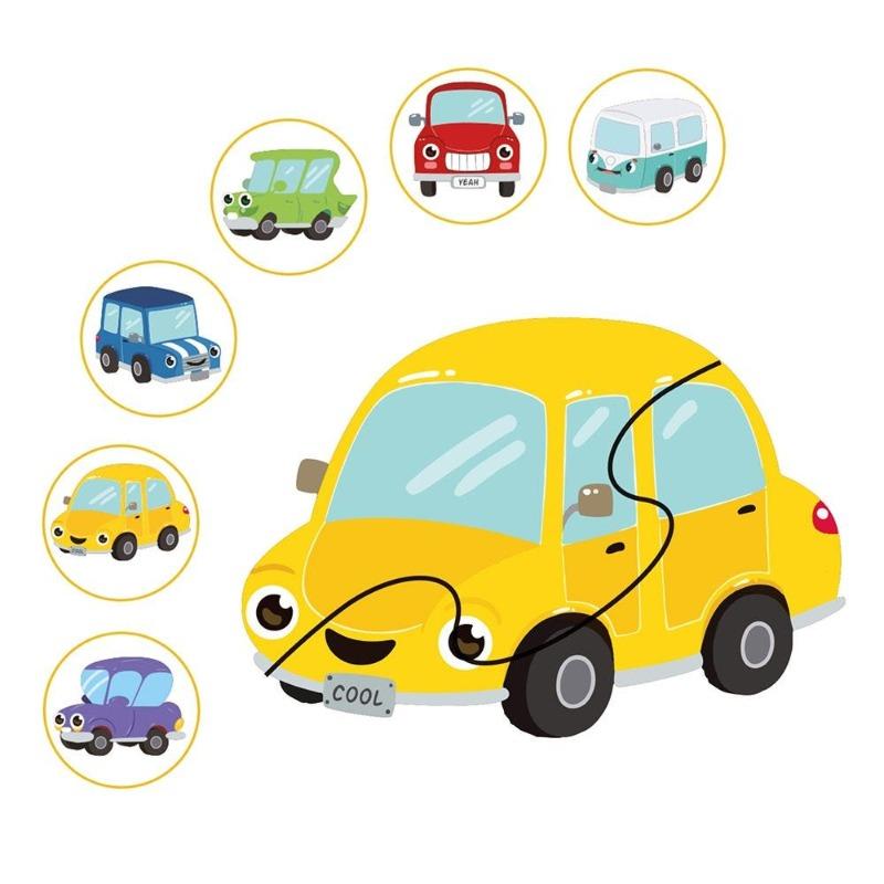Little Story Vehicles 6 in 1 Matching Educational Puzzle