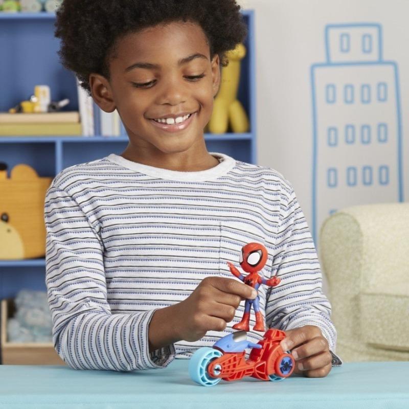 مارفل - سبايدي آند هيز فريندز مع الدراجة النارية