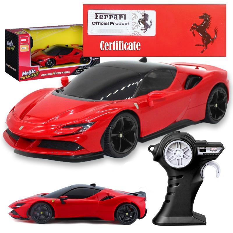MAISTO Ferrari SF90 Stradale 1:24 RC Pink Slips Edition Die-Cast Car