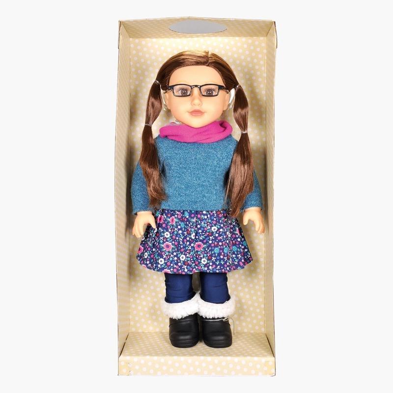 دريم هارتس - دمية ناعمة بملابس شتوية لون أزرق