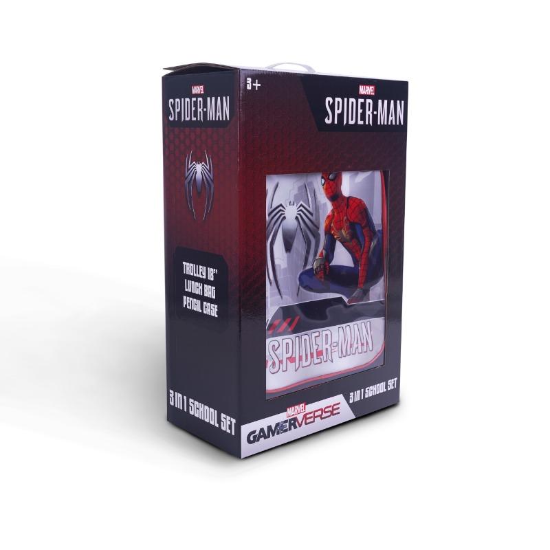 Disney Spider-Man Action On The Way 3-in-1 Wheeled School Set 18"